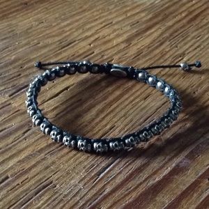 M.Cohen Sterling Silver Skull Bracelet